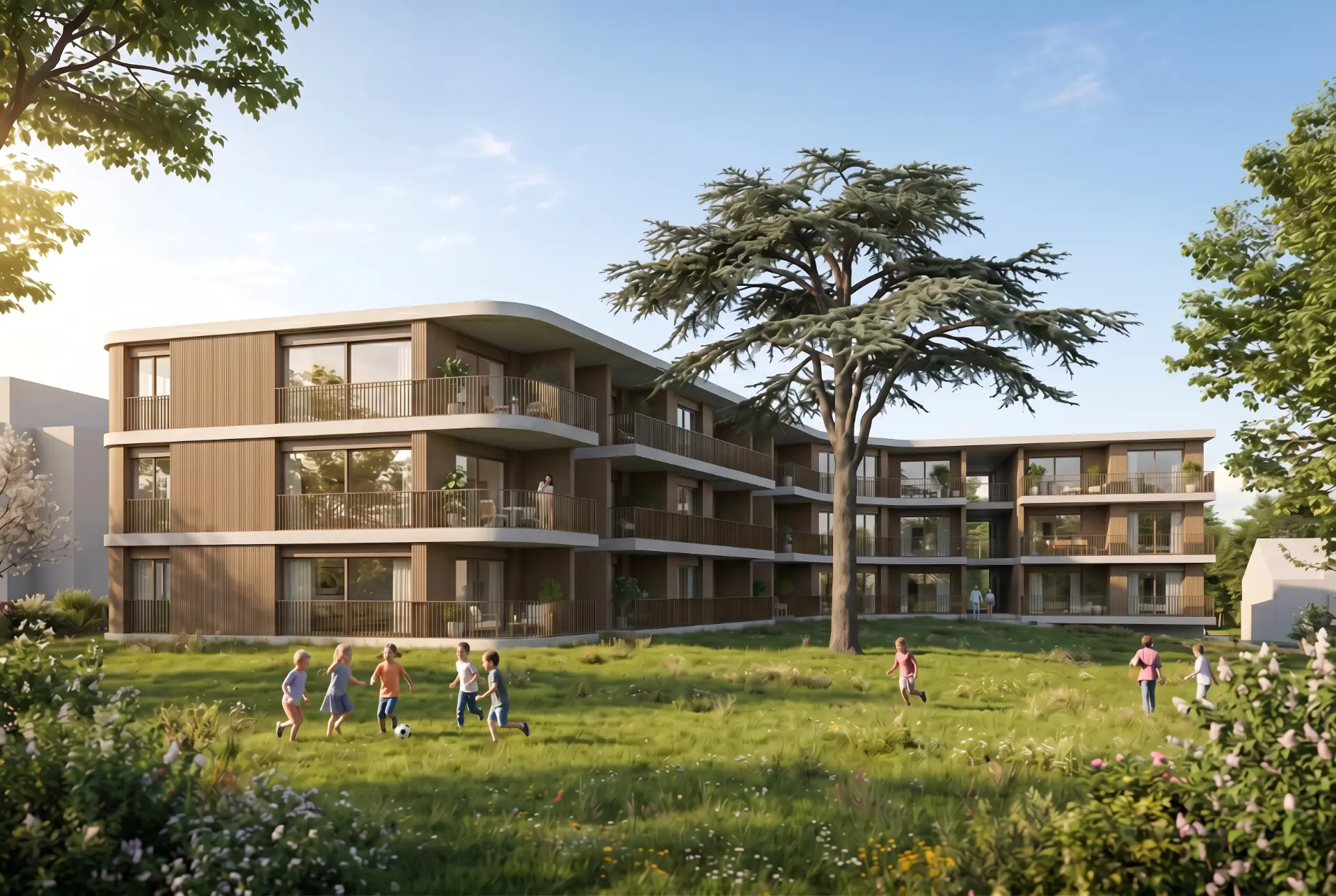 VERT — Logement collectif — PPE à Carouge, Genève